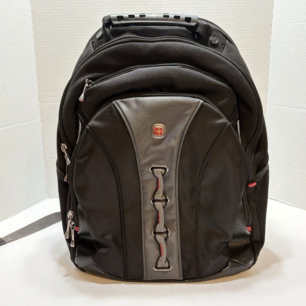 Wenger The Legacy Notebook Carrying Backpack 67329140 Black / Gray 16” Laptop
